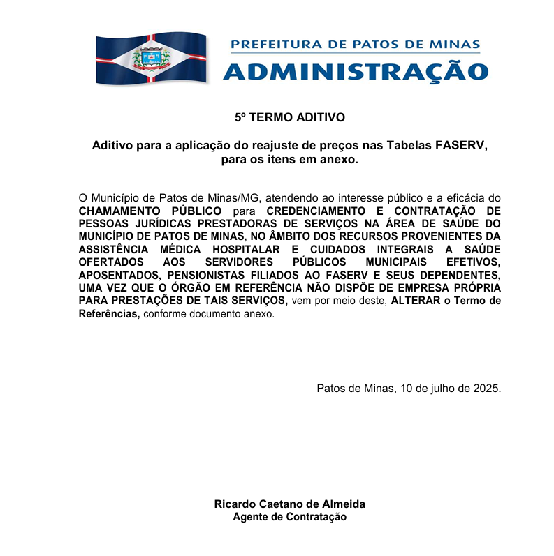 Carteirinha do FASERV