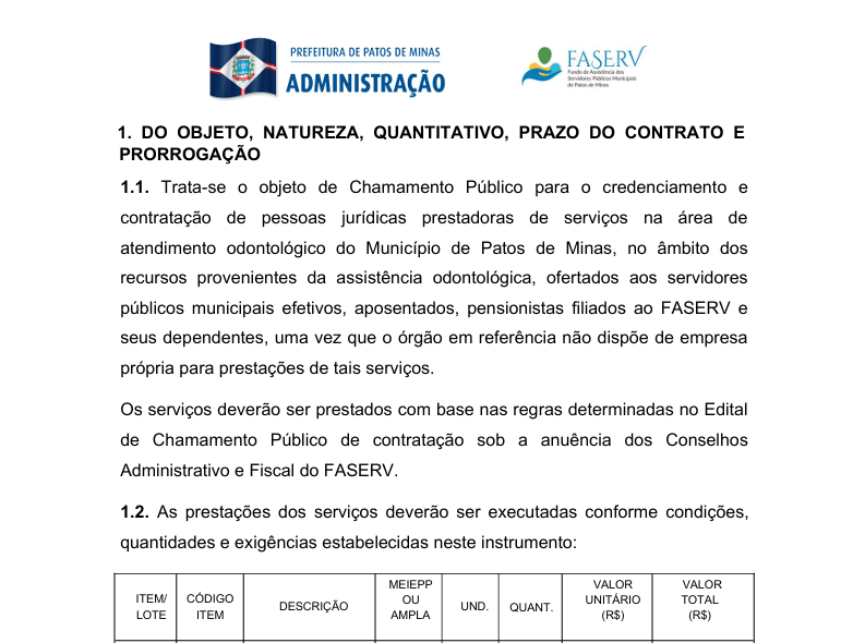 Termo de Referência